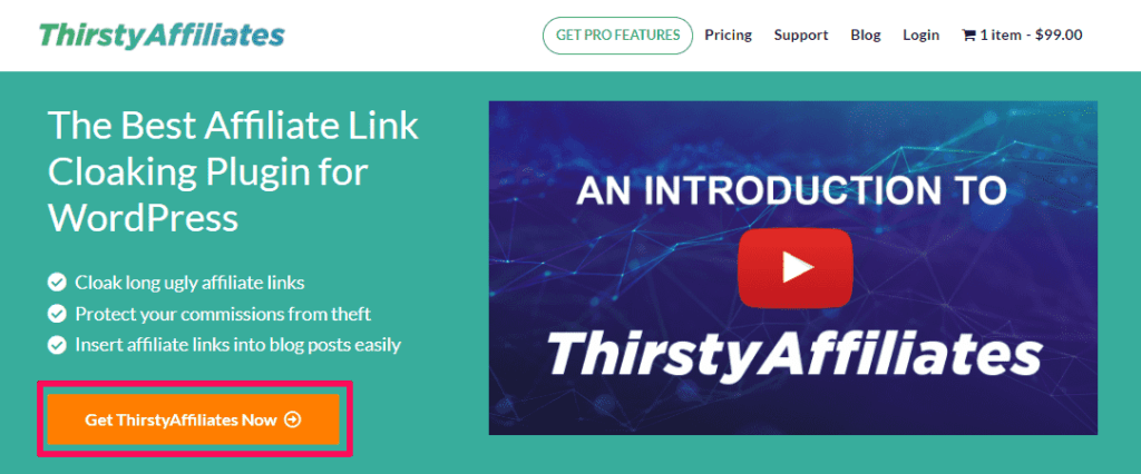 ThirstyAffiliates Website