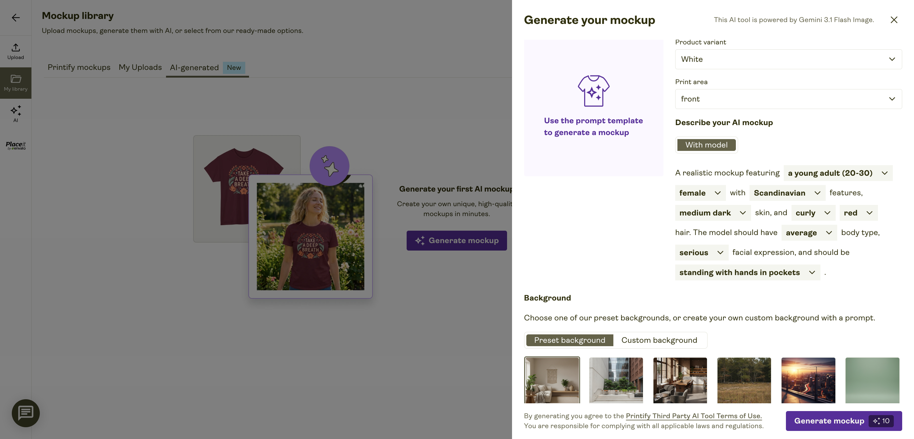AI Generated Mockup AI Generated Mockup