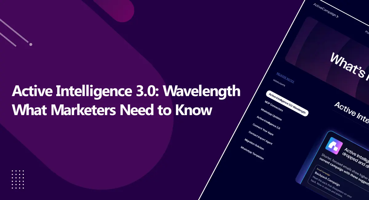 Active Intelligence 3.0 Wavelength What Marketers Need to Know Active Intelligence 3.0 Wavelength What Marketers Need to Know