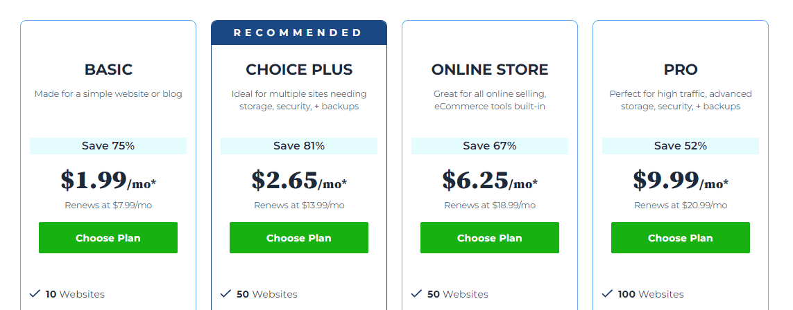 Bluehost BFCM Plans Shared Hosting Bluehost BFCM Plans Shared Hosting