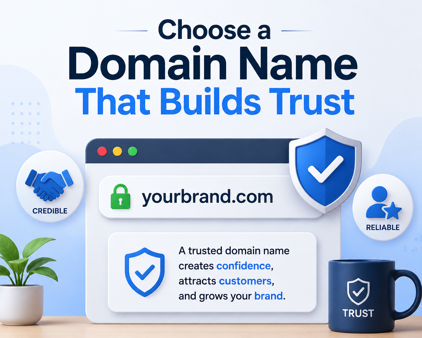 Choose a Domain Name That Builds Trust