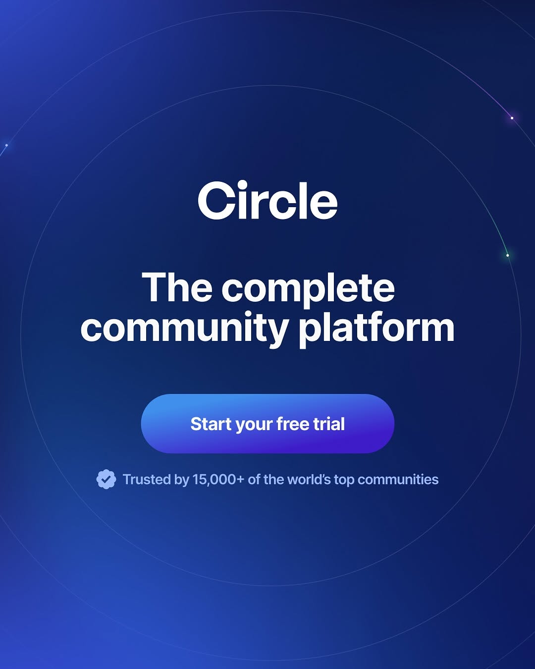 Circle Free Trial Banner Circle Free Trial Banner