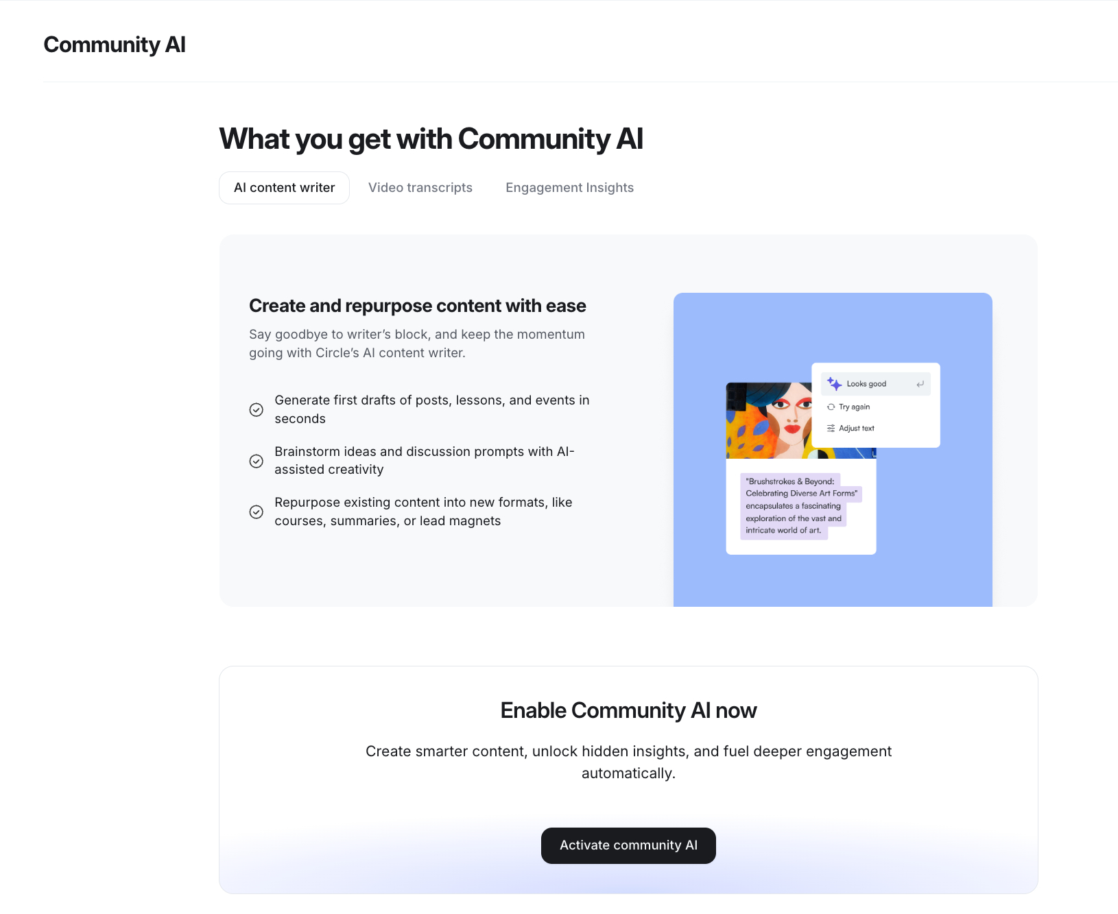 Community AI on Circle Community AI on Circle