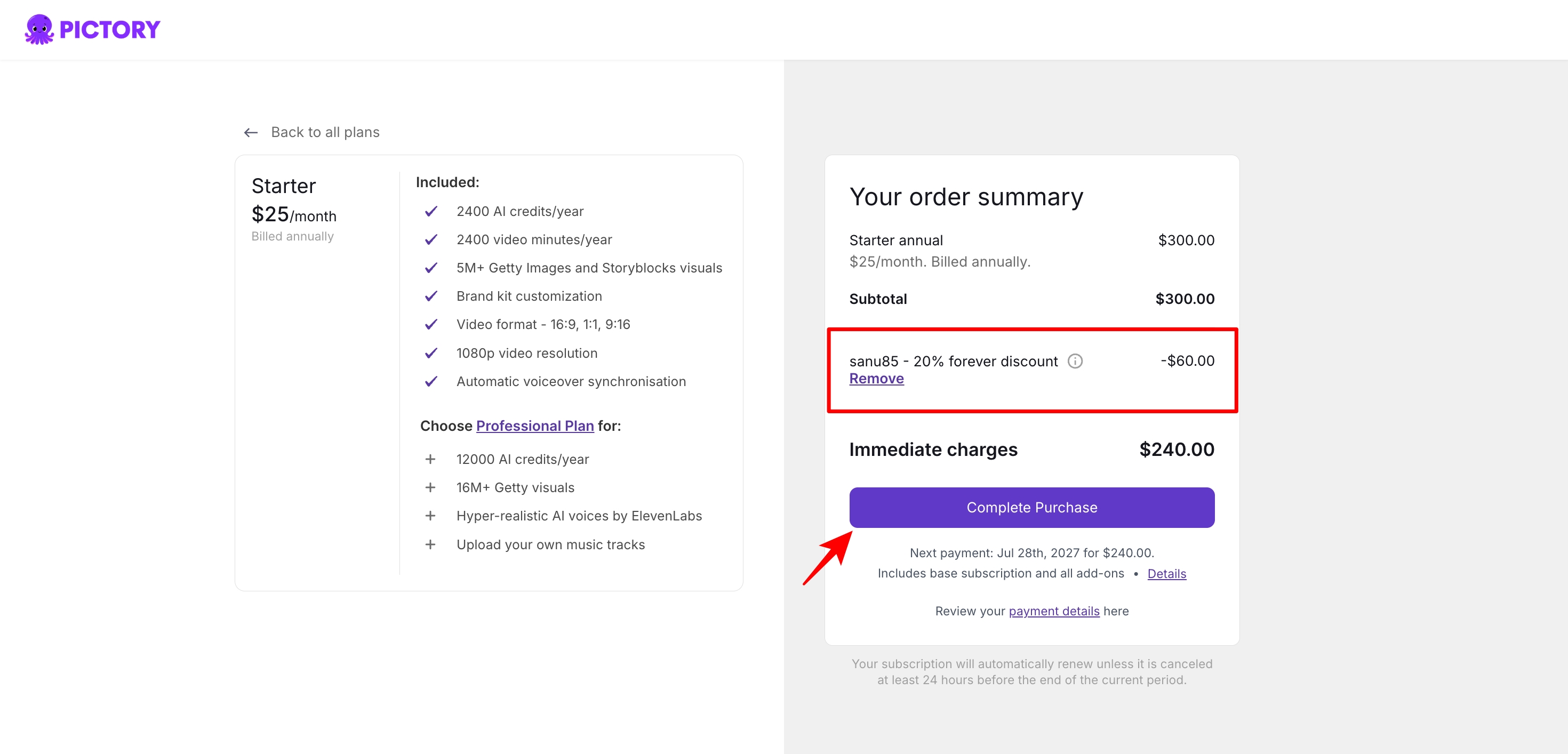 Coupon Applied Coupon Applied
