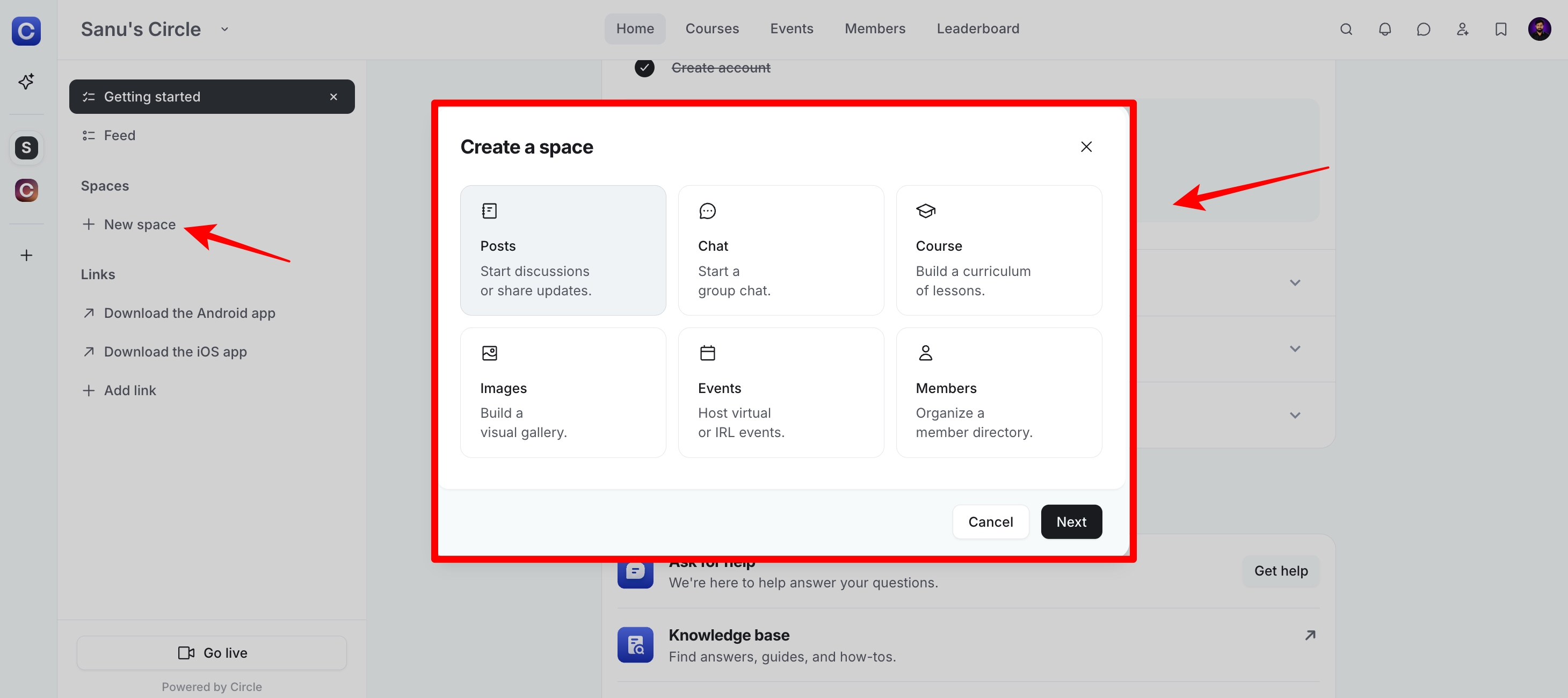 Create Spaces Create Spaces