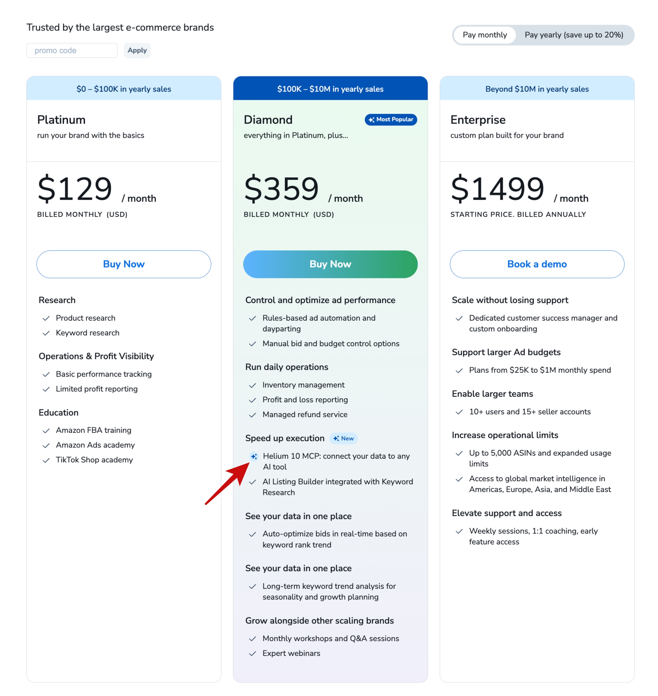 Diamond Plan MCP Feature Diamond Plan MCP Feature