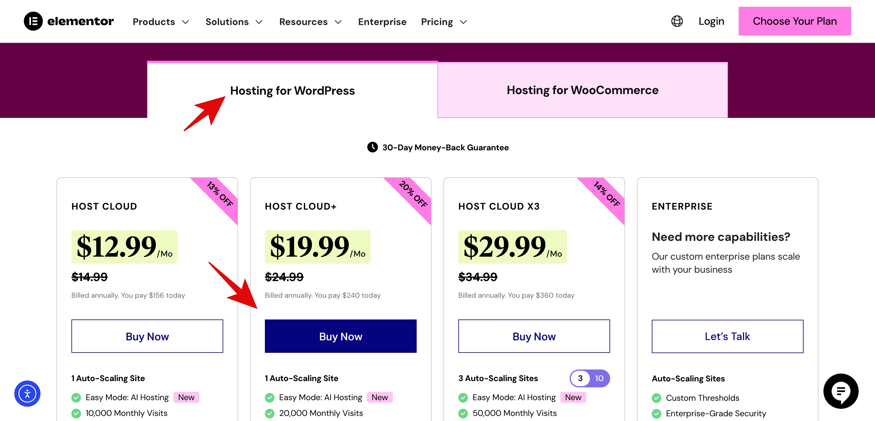 Elementor BFCM Hosting Plans Page Elementor BFCM Hosting Plans Page