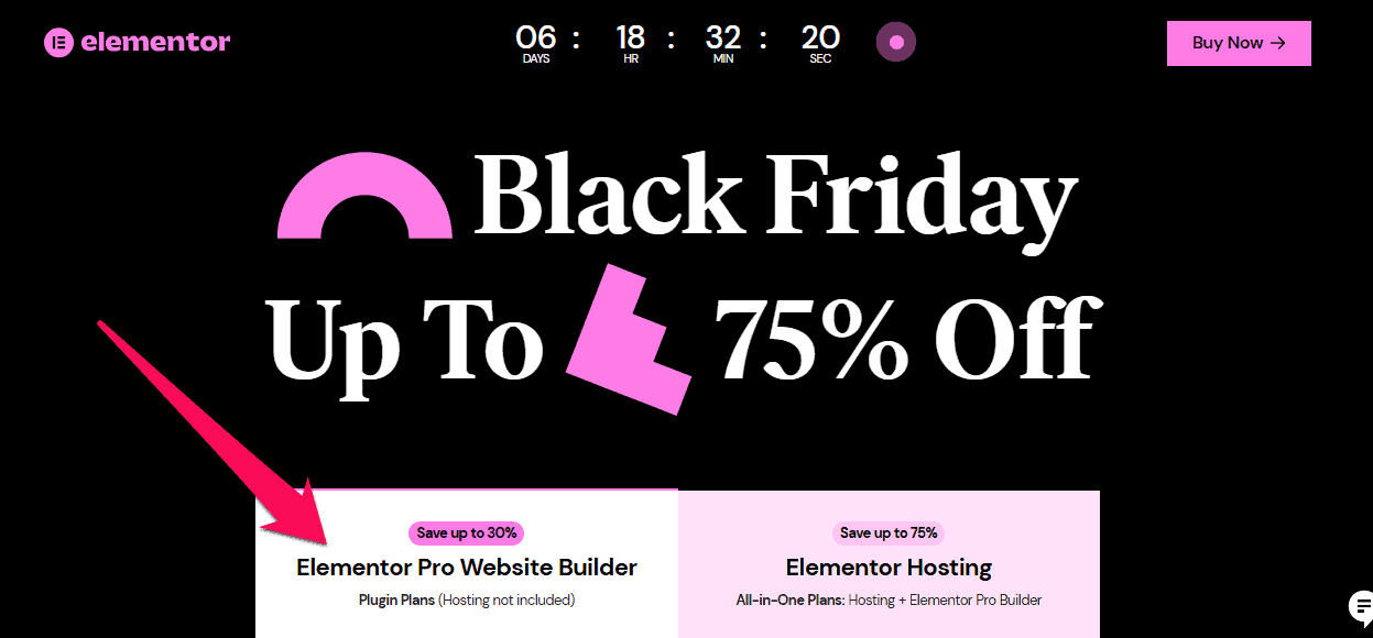 Elementor Pro Black Friday Offers Page Elementor Pro Black Friday Offers Page
