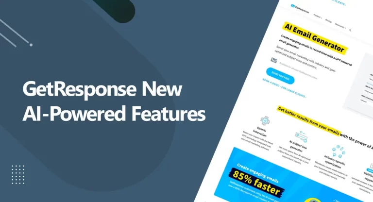 GetResponse New AI-Powered Features