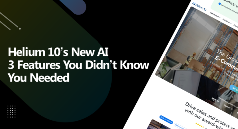 Helium 10 AI Tools and Features