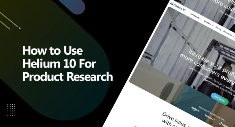 Helium 10 for Product Research