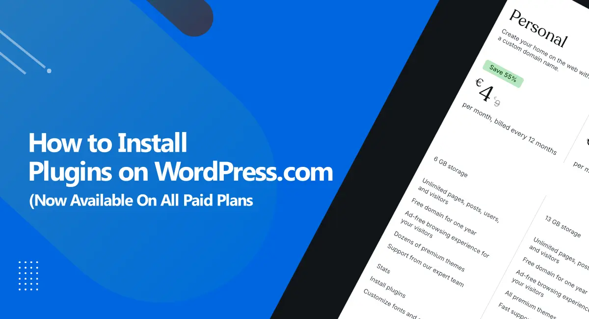 How to Install Plugins on WordPress.com Paid Plans