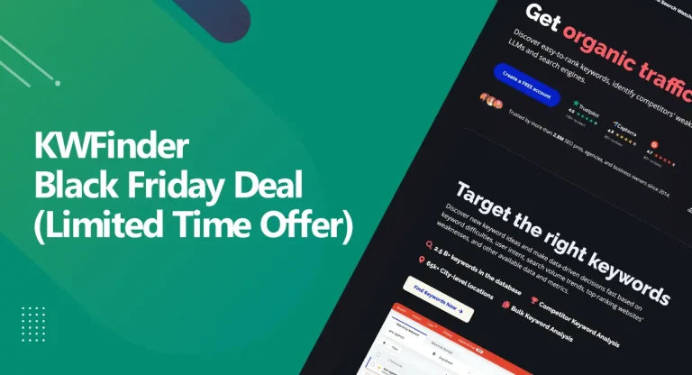 KWFinder Black Friday Deal