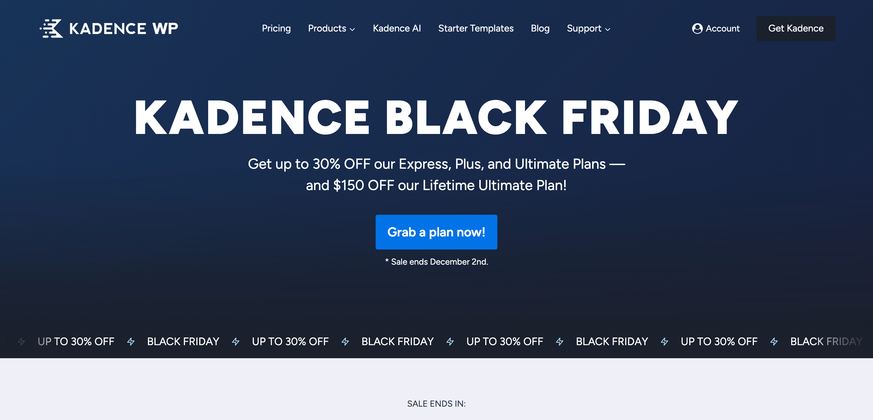 Kadence BFCM Home 2025