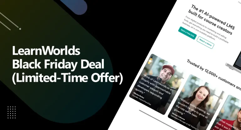 LearnWorlds Black Friday Deal