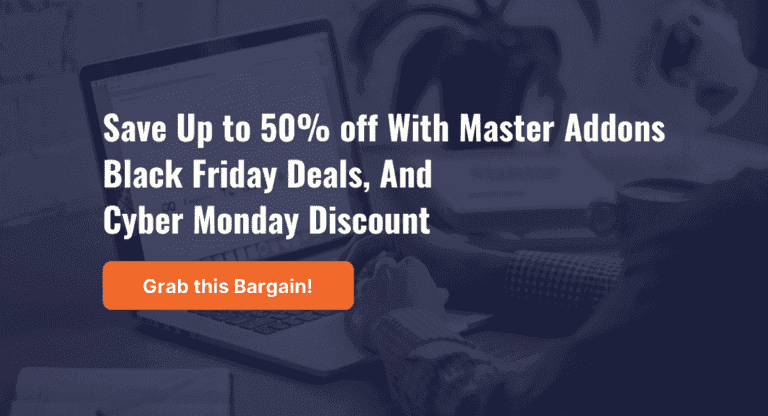 Master Addons Black Friday