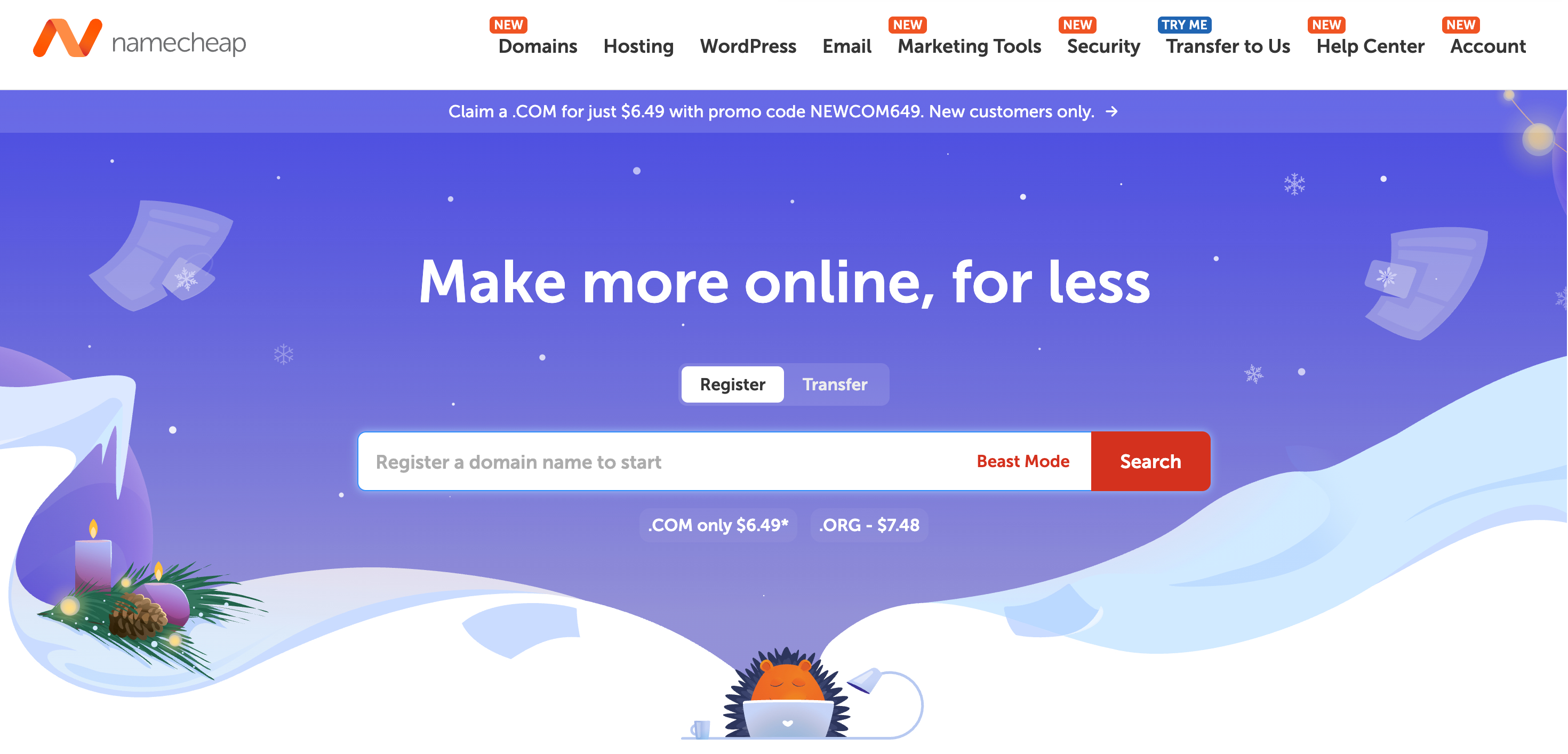 Namecheap Homepage New Best GoDaddy Alternatives