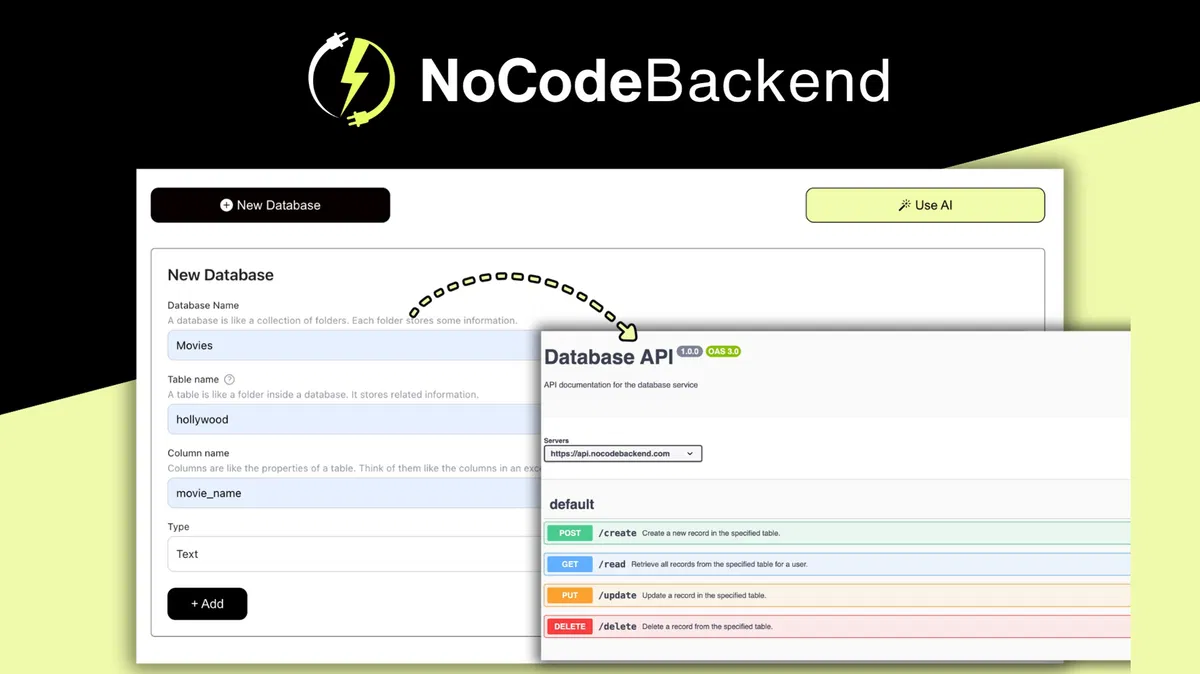 NoCodeBackend NoCodeBackend