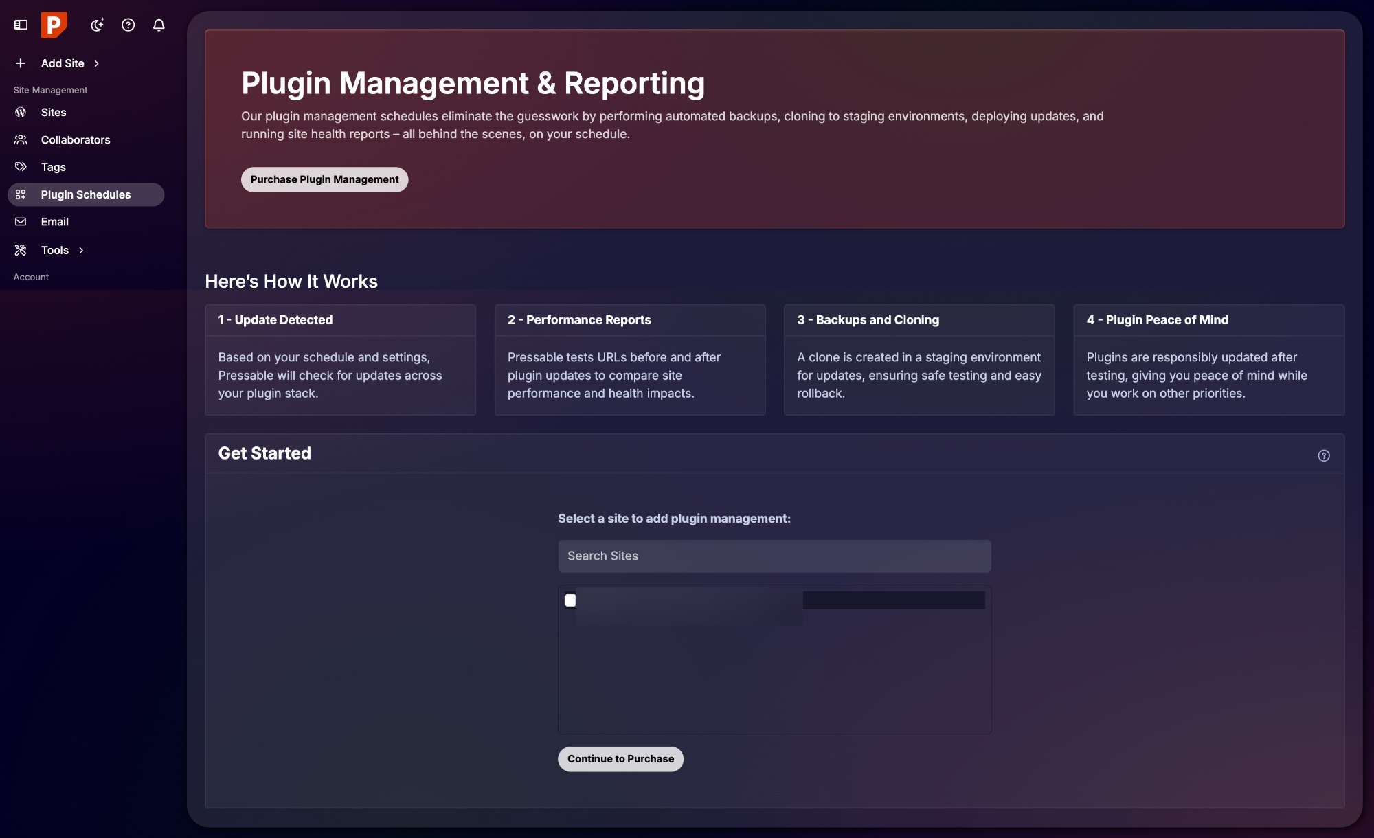 Plugin Schedules Pressable