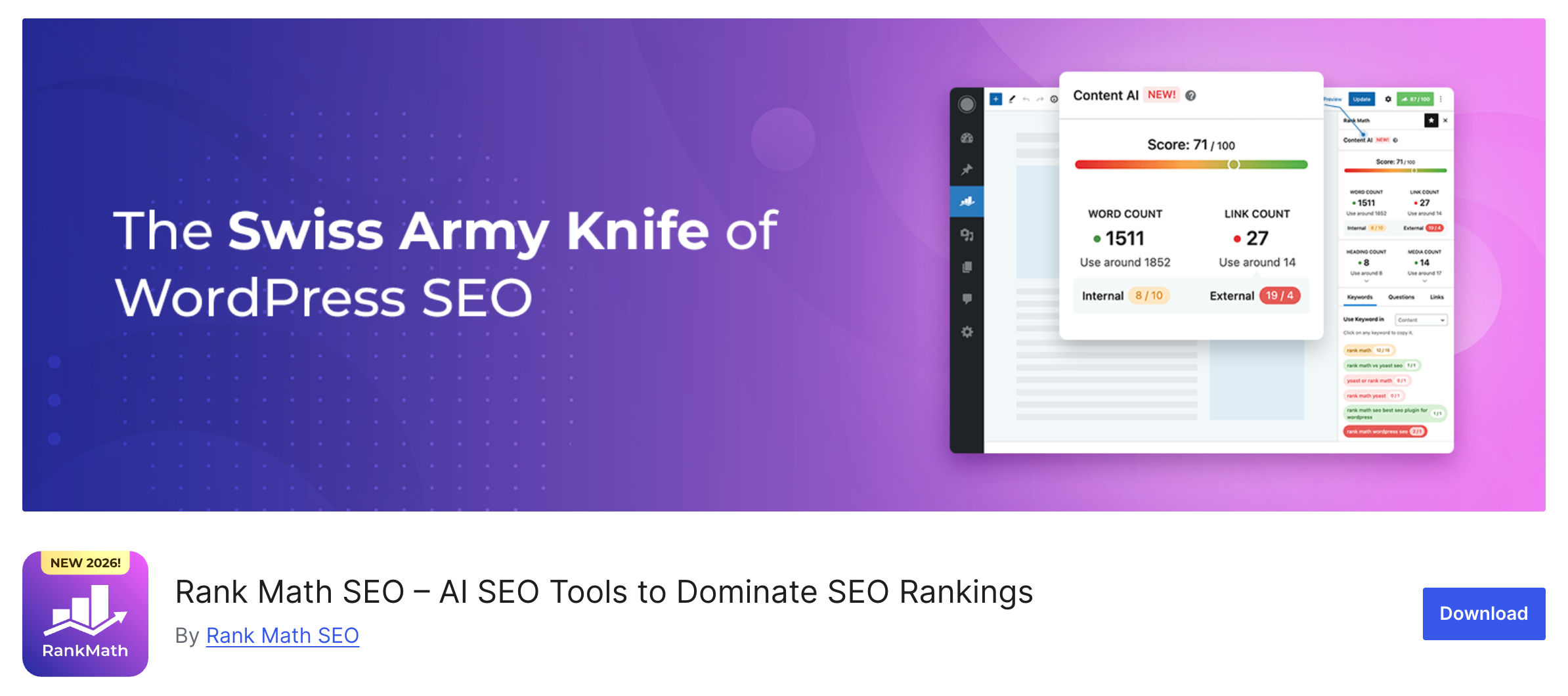Rank Math WordPress Plugin Rank Math WordPress Plugin