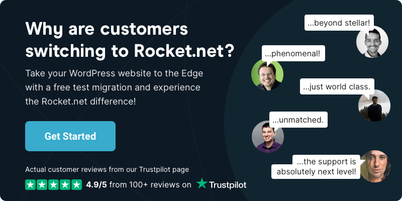 Rocket.net Official Banner Bare Metal Server Hosting Expert Review