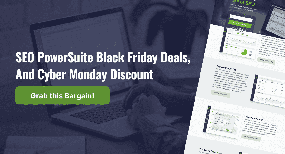 SEO Powersuite Black Friday