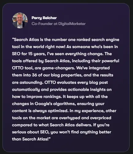 Search Atlas Testimonials Search Atlas Testimonials