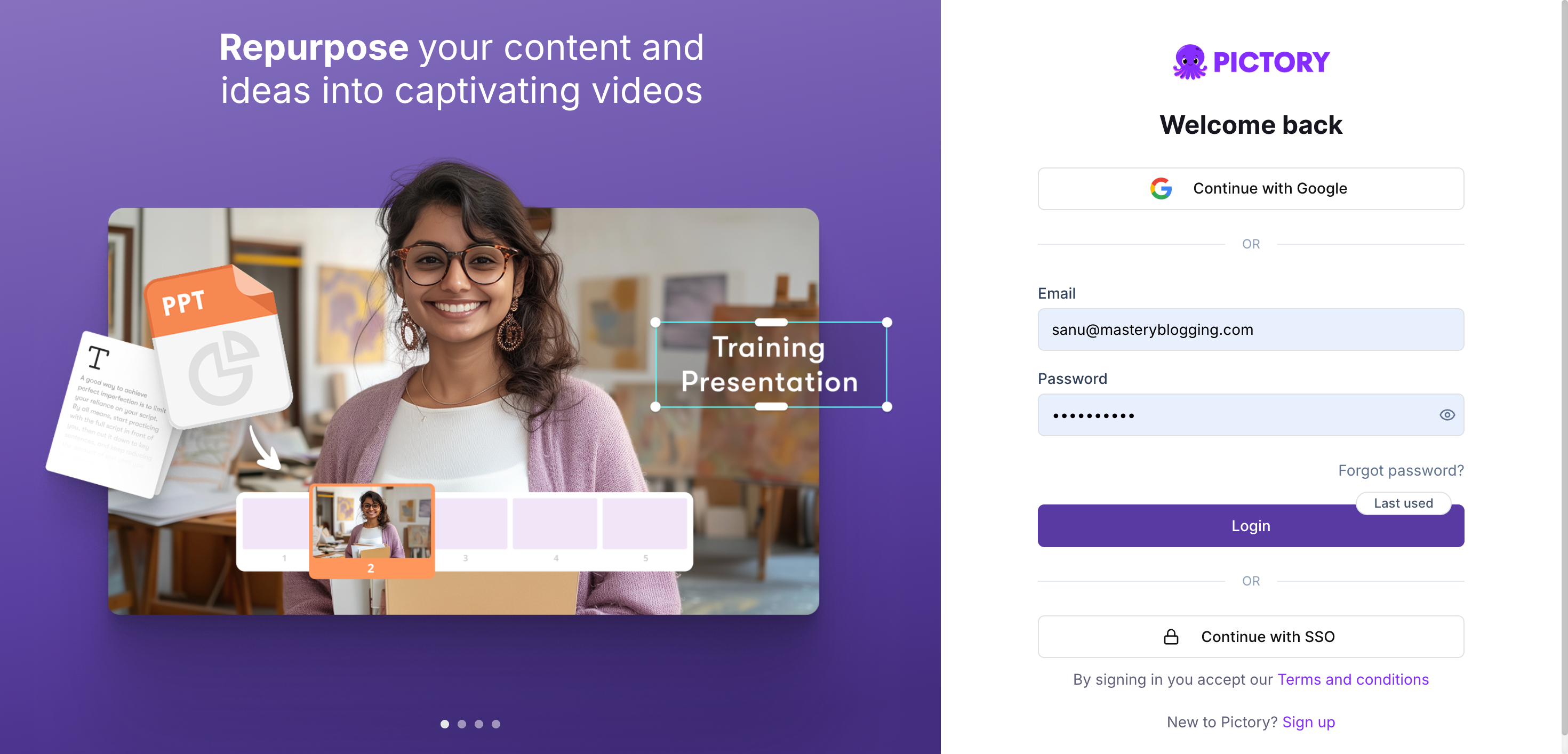 Sign Up Page Pictory Sign Up Page Pictory