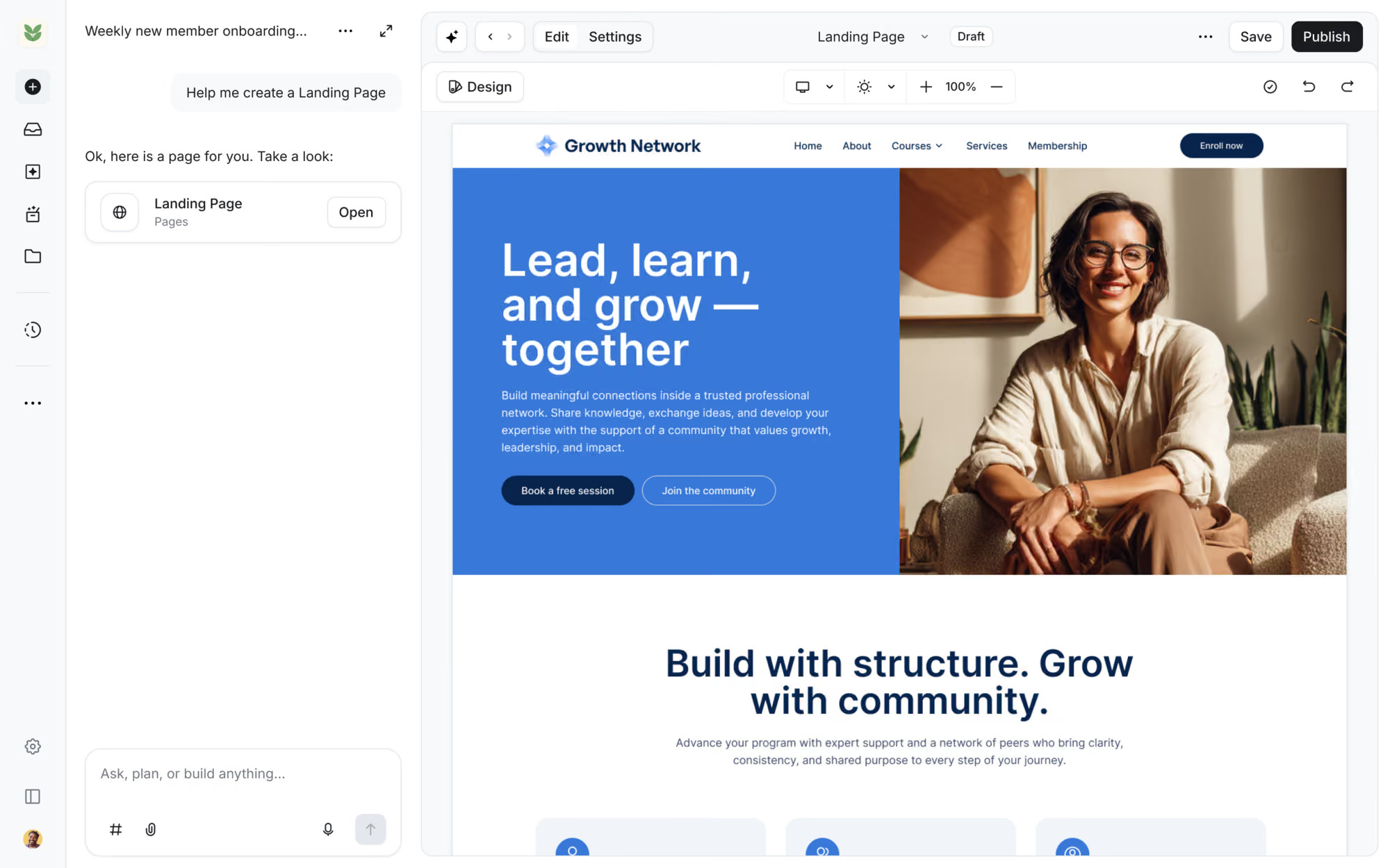 The AI Website Builder That Knows Who Your Paying Members Are The AI Website Builder That Knows Who Your Paying Members Are