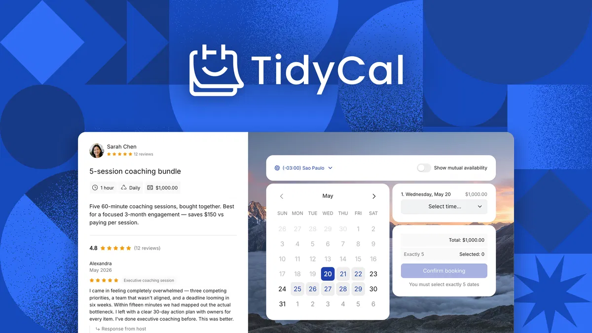 TidyCal AppSumo Deal TidyCal AppSumo Deal