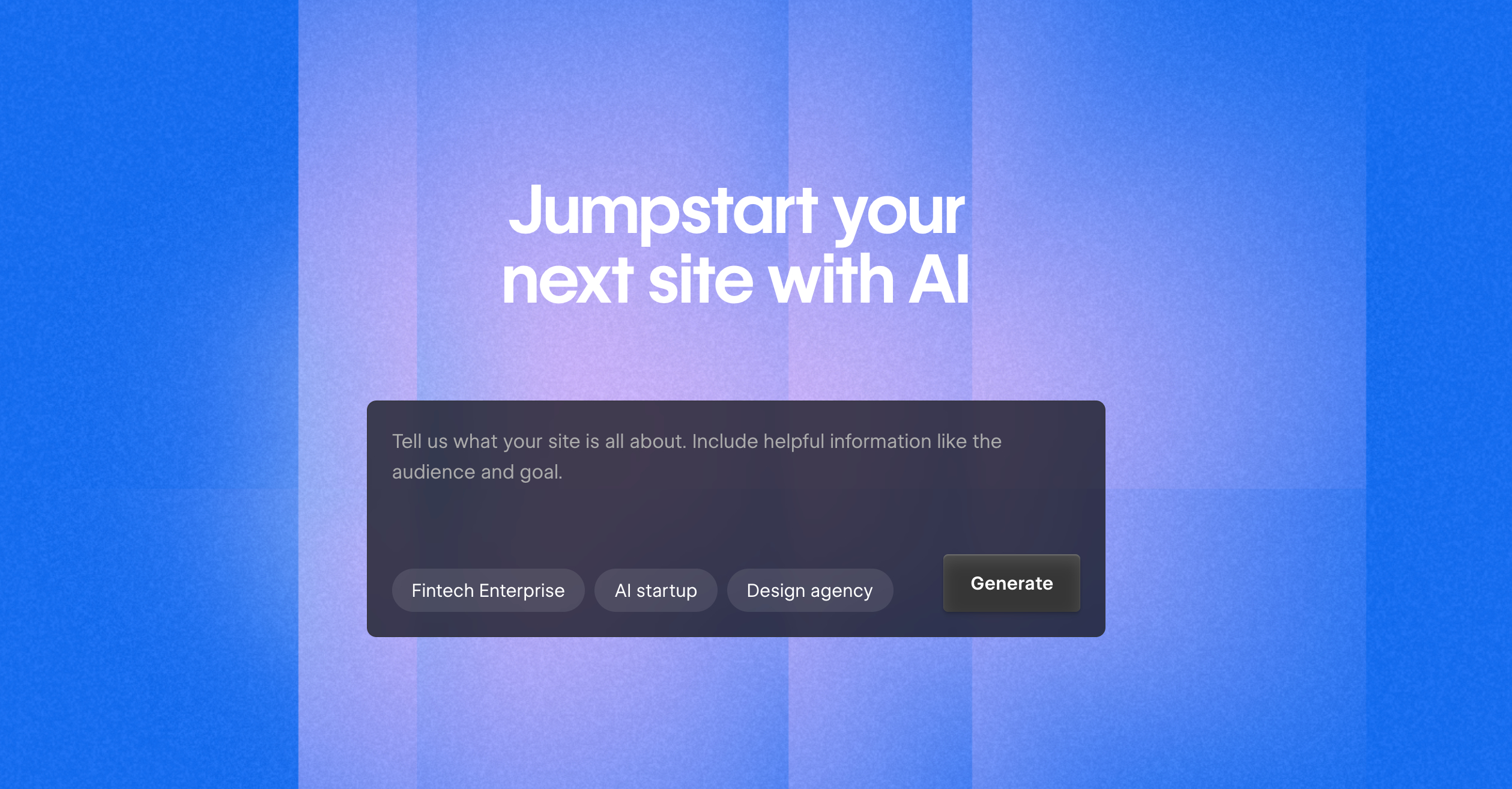 Webflow AI Site Builder Webflow AI Site Builder