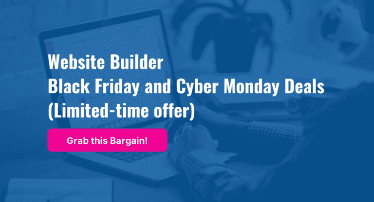 Website Builder Black Friday and Cyber Monday Deals