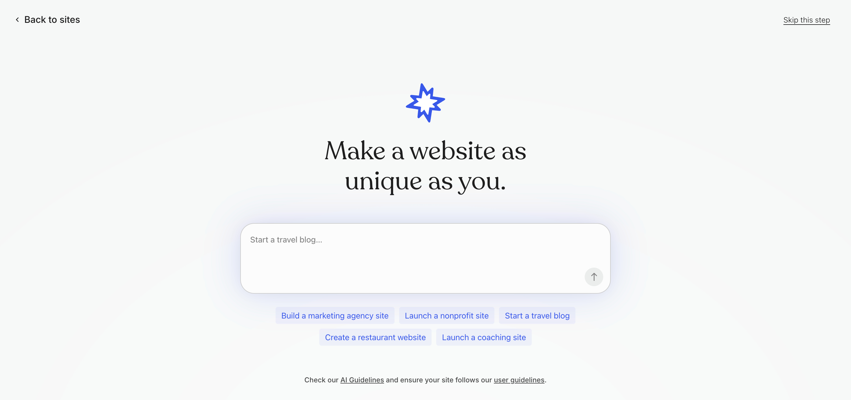 Website Building AI