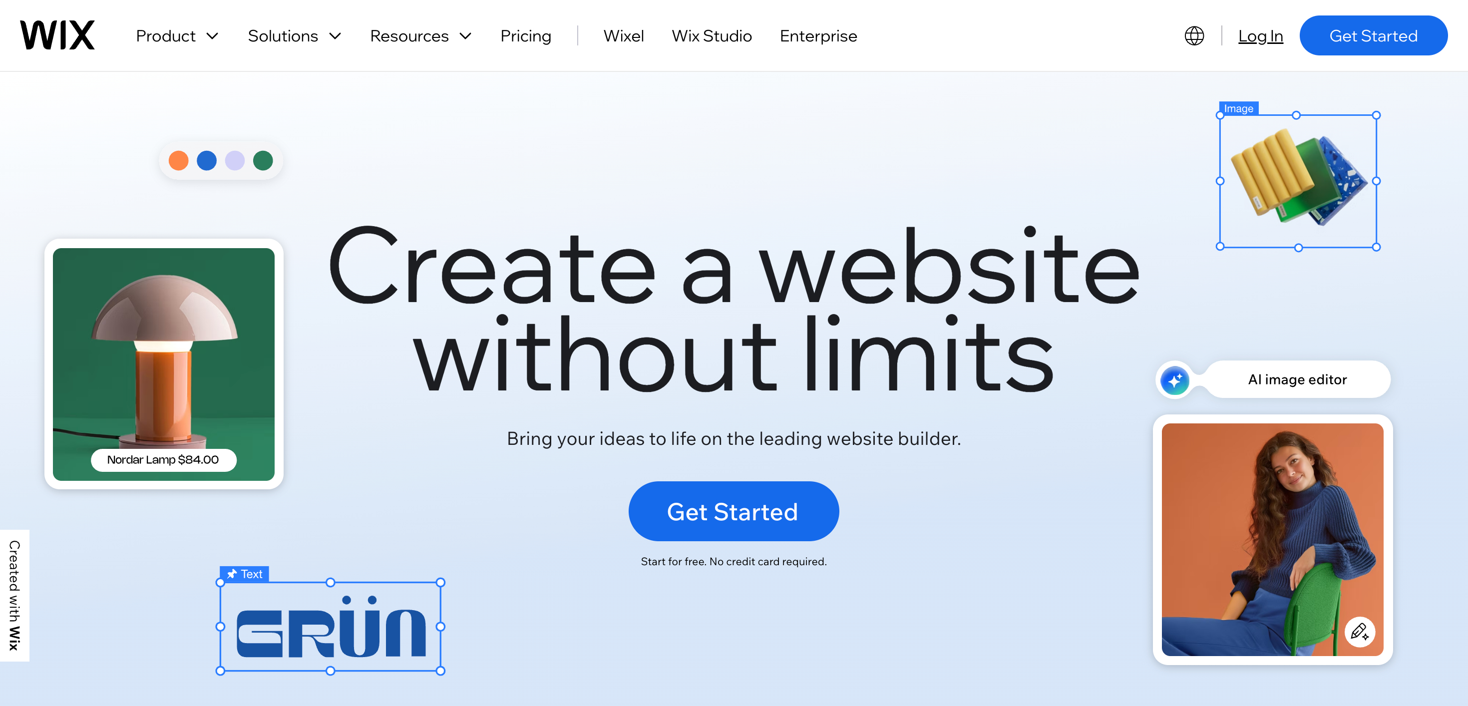 Wix Homepage Best GoDaddy Alternatives