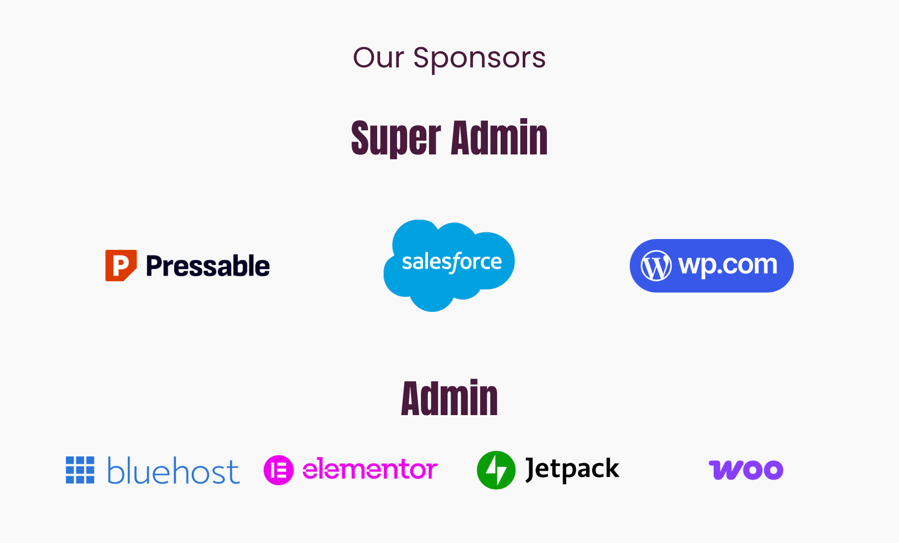WordCamp Sponsors
