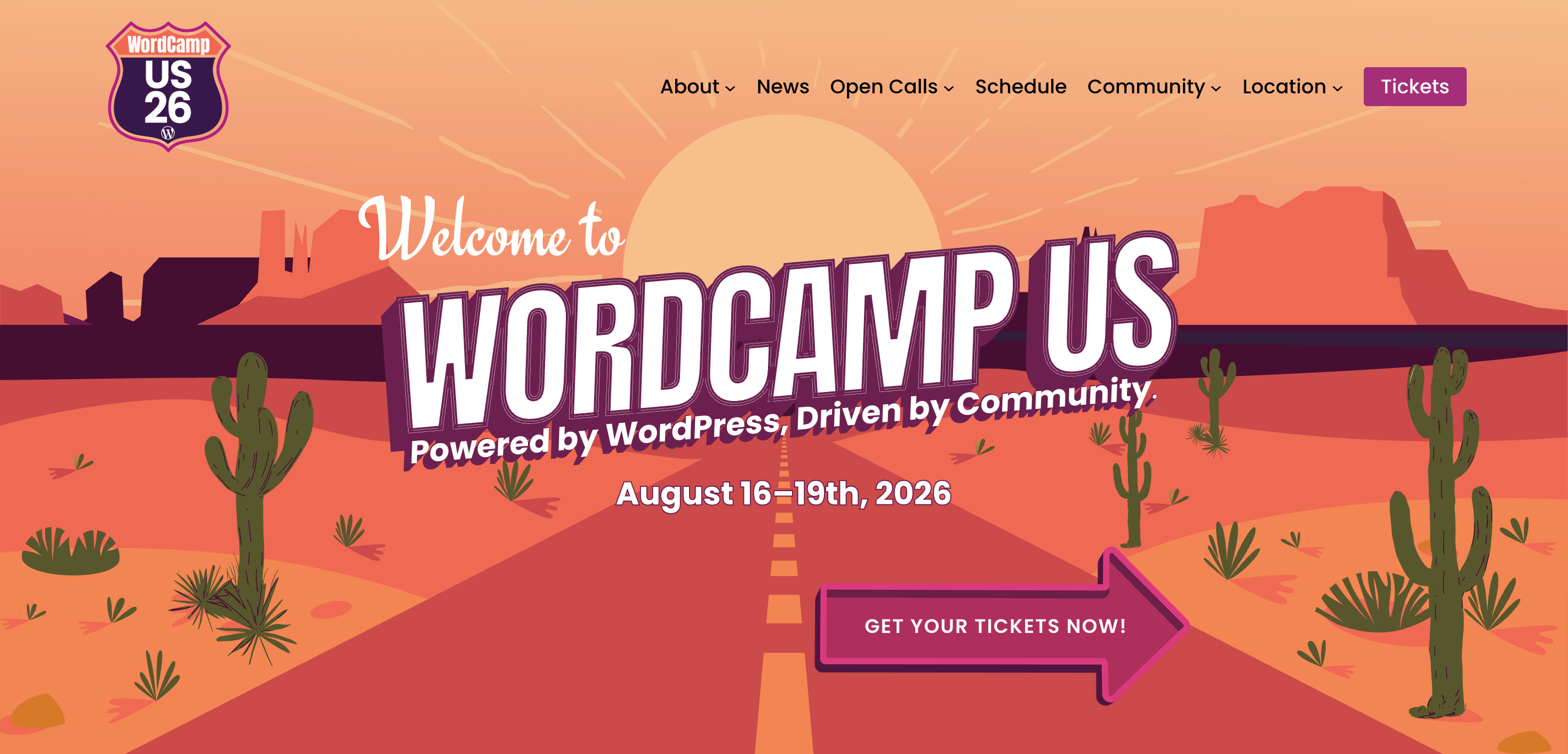 WordCamp US 2026 WordCamp US 2026 in Phoenix