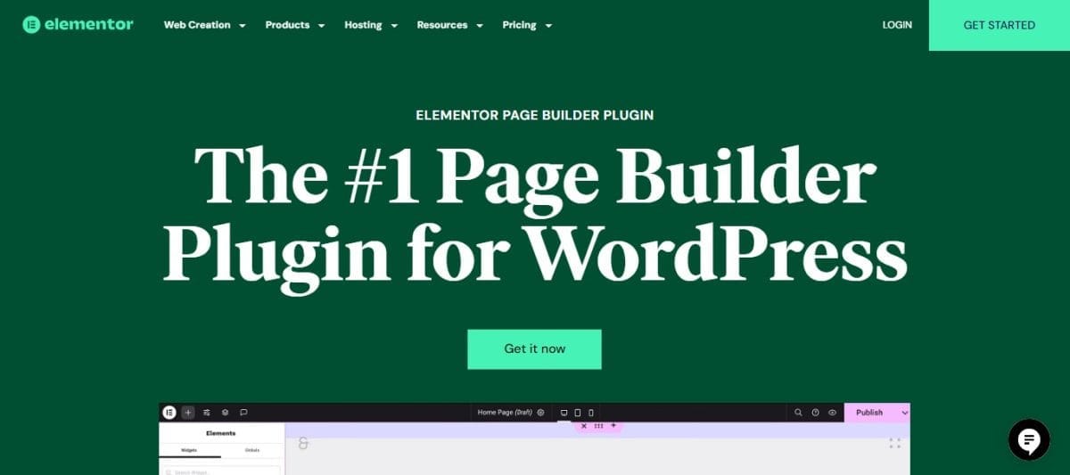 Wordpress Page Builder Plugin by Elementor Wordpress Page Builder Plugin by Elementor