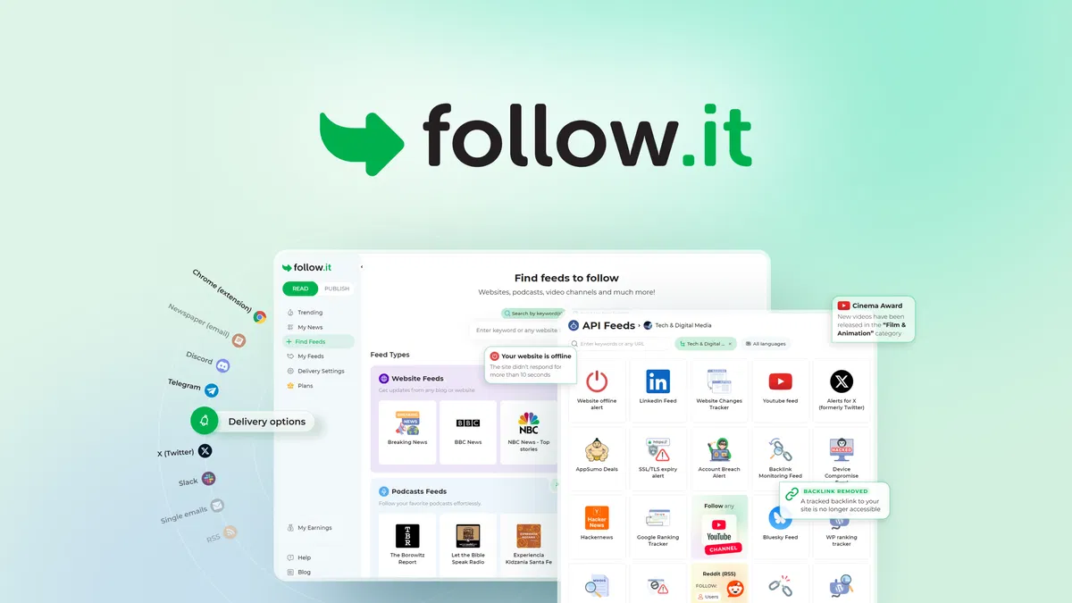 follow.it Lifetime Deal on AppSumo